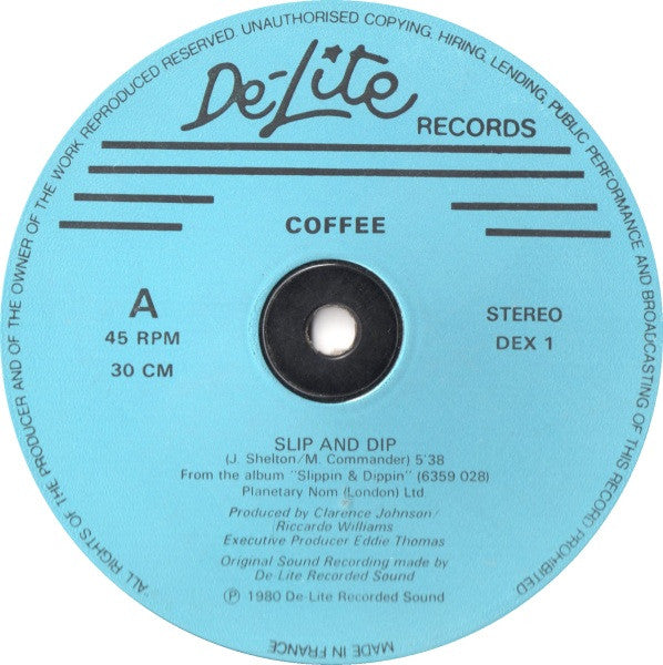 Coffee : Slip & Dip / I Wanna Be With You (12", Single)