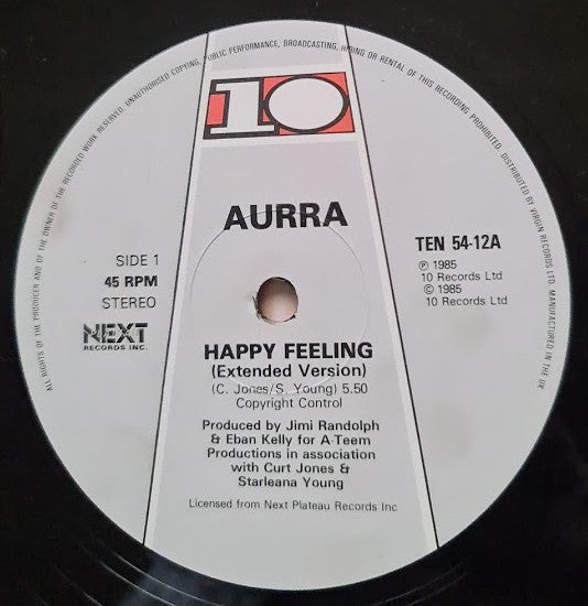 Aurra : Happy Feeling (12")