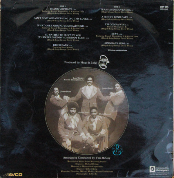 The Stylistics : Thank You Baby (LP, Album)