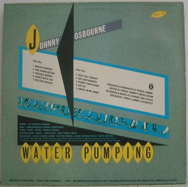 Johnny Osbourne : Water Pumping (LP, Album)