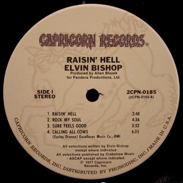 Elvin Bishop : Raisin' Hell (2xLP, Album, Club)