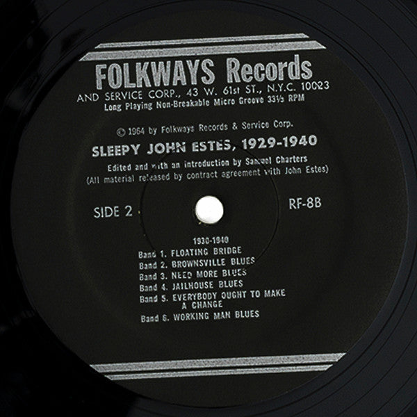 Sleepy John Estes : 1929-1940 (LP, Comp)