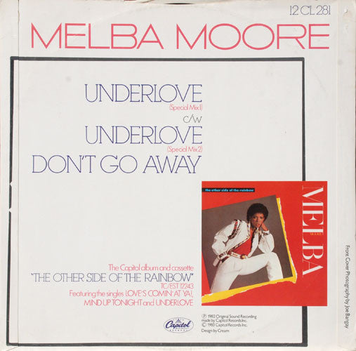 Melba Moore : Underlove (Special Extended Mix) (12", Single)