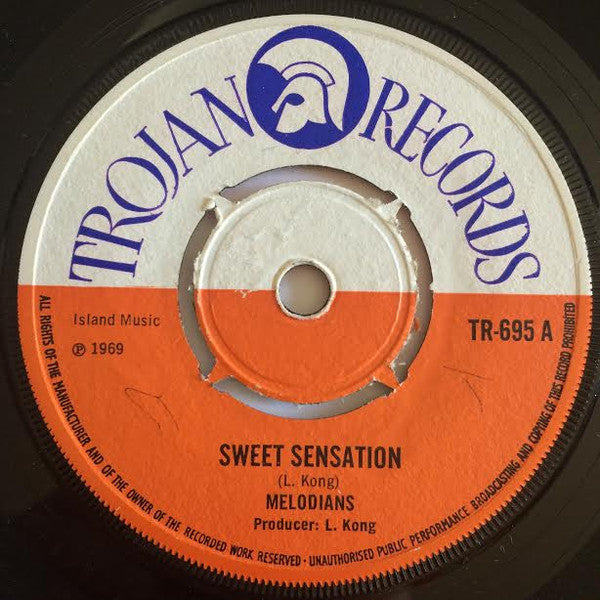 The Melodians : Sweet Sensation (7", Single, Pic)