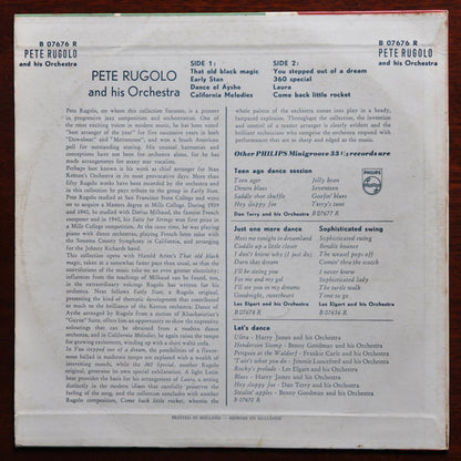 Pete Rugolo Orchestra : Pete Rugolo And His Orchestra (10", Album, Mono)