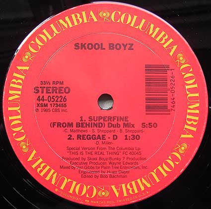 Skool Boyz : Superfine (From Behind) (12")