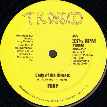 Foxy : Headhunter / Lady Of The Streets (12")