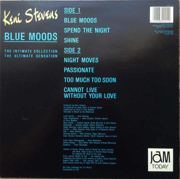 Keni Stevens : Blue Moods (LP, Album)