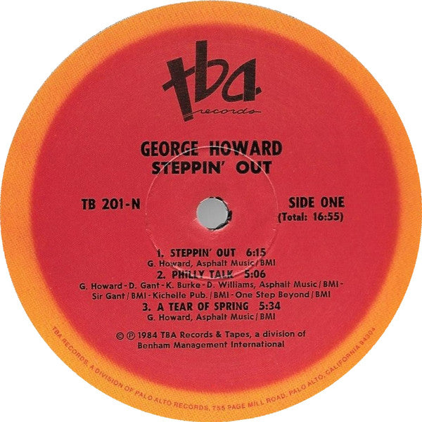 George Howard : Steppin' Out (LP, Album)