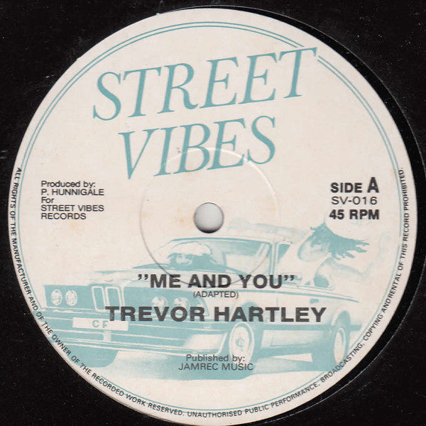 Trevor Hartley : Me And You (12")