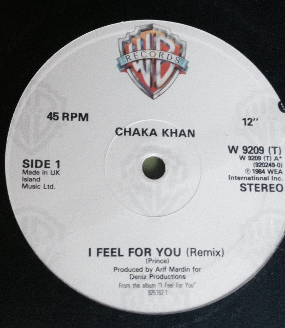 Chaka Khan : I Feel For You (12", Single)