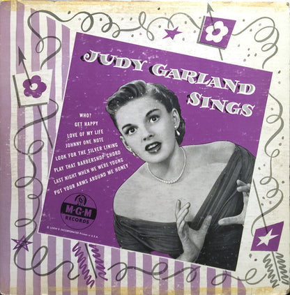 Judy Garland : Judy Garland Sings (10", Comp, Mono)