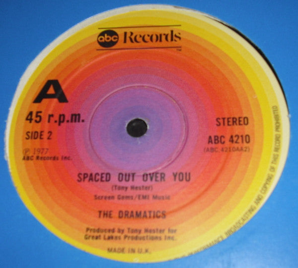 The Dramatics : Shake It Well / Spaced Out Over You (12")