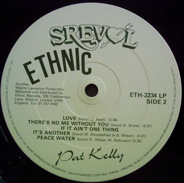 Pat Kelly : Srevol (LP, Album)