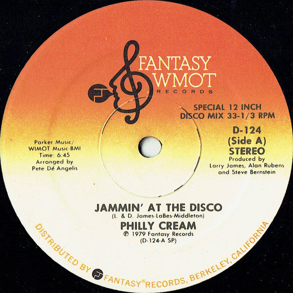 Philly Cream (2) : Jammin' At The Disco (12")