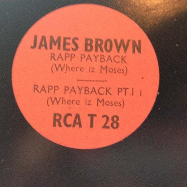 James Brown : Rapp Payback (Where Iz Moses?) (12")