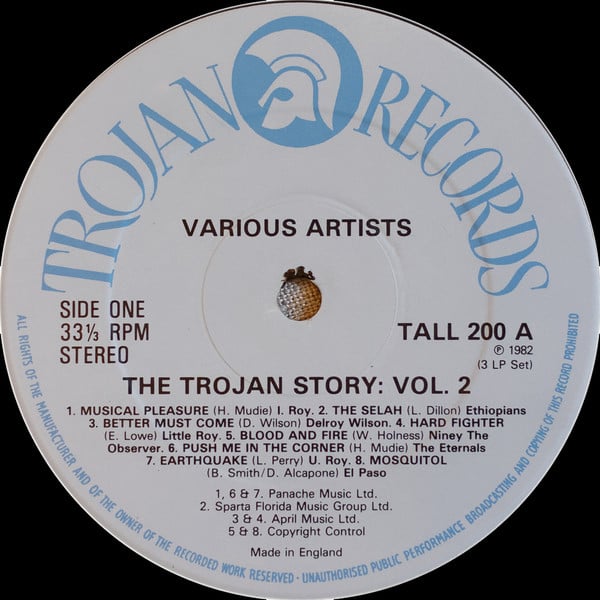 Various : The Trojan Story Volume Two (3xLP, Album, Comp, Ltd, Blu + Box)