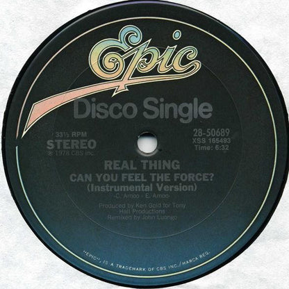 The Real Thing : Can You Feel The Force? (12", Single)