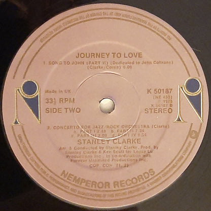 Stanley Clarke : Journey To Love (LP, Album)