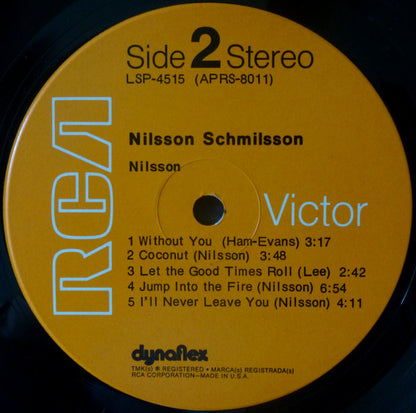 Harry Nilsson : Nilsson Schmilsson (LP, Album, Dyn)