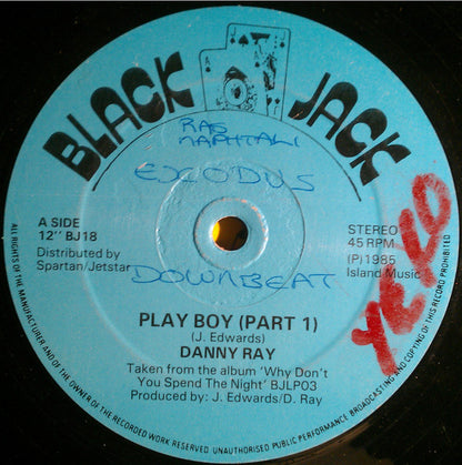 Danny Ray (2) : Play Boy (12", Single)