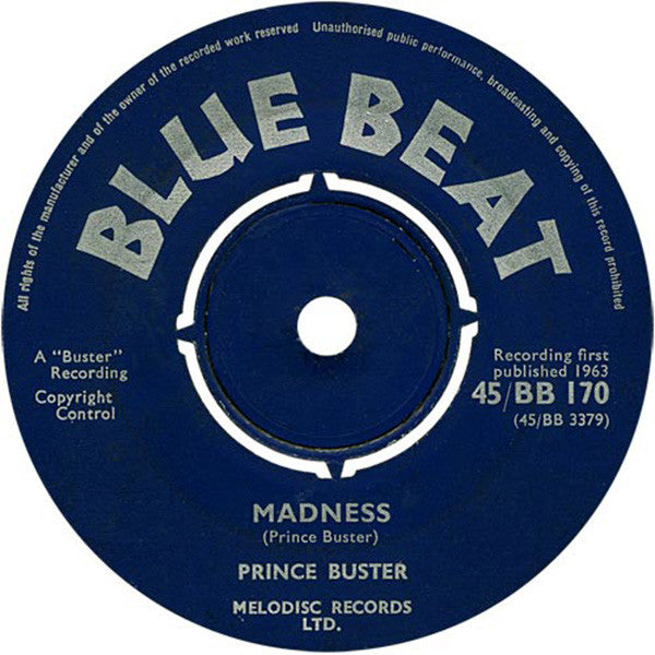 Prince Buster / Prince Buster's All Stars : Madness / Toothache (7", Single)