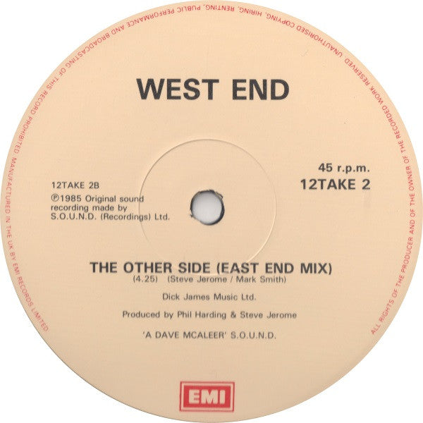 West End (3) : The Other Side Of Midnight (12")