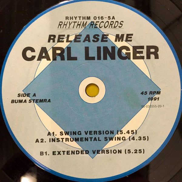 Carl Linger : Release Me (12")