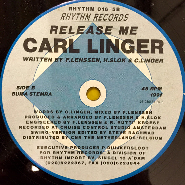 Carl Linger : Release Me (12")