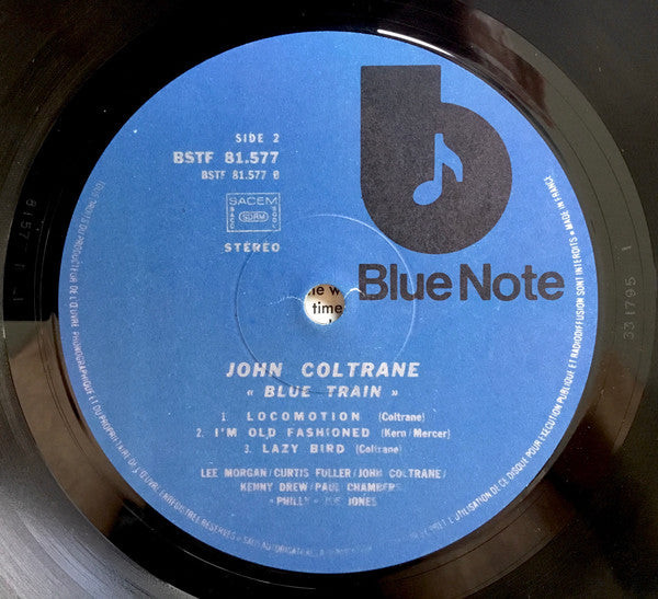 John Coltrane : Blue Train (LP, Album, RE)