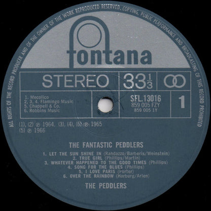 The Peddlers : The Fantastic Peddlers (LP, Comp)