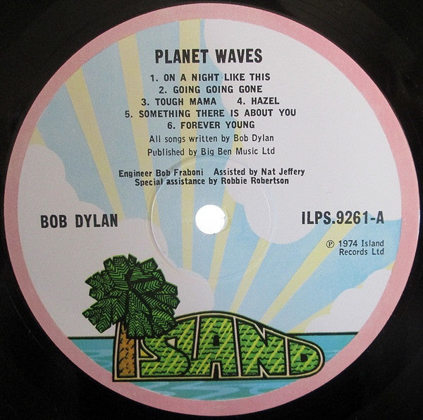 Bob Dylan : Planet Waves (LP, Album)