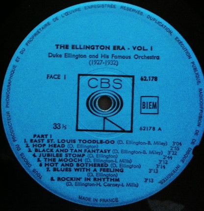 Duke Ellington And His Orchestra : The Ellington Era Volume One: 1927-1940 (3xLP, Comp, Mono + Box)