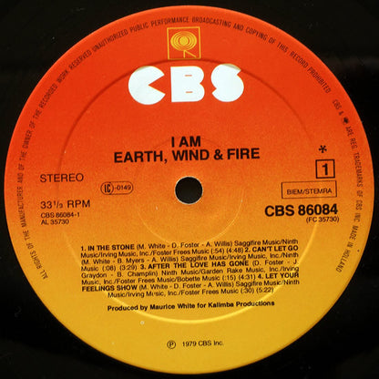 Earth, Wind & Fire : I Am (LP, Album, Gat)