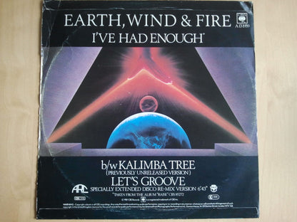 Earth, Wind & Fire : I've Had Enough (12", Pap)