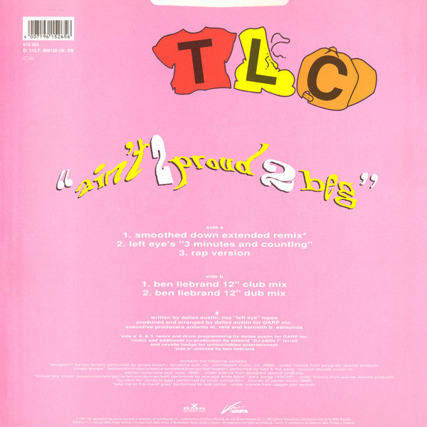 TLC : Ain't 2 Proud 2 Beg (12")