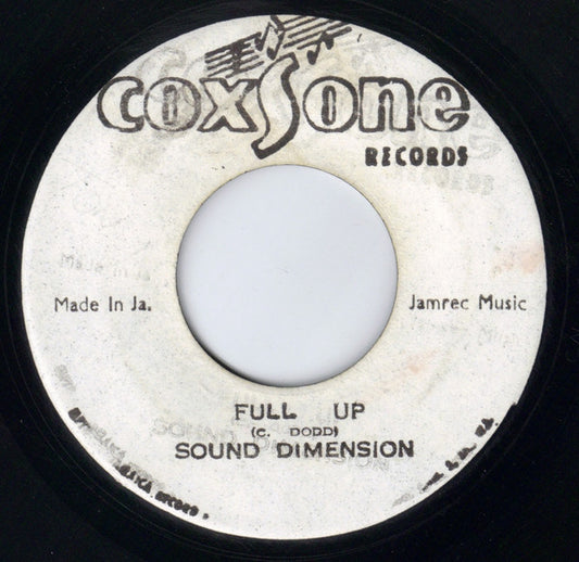 Sound Dimension : Full Up (7", Single)