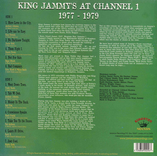 Various : King Jammy's At Channel 1 1977-1979 (LP, Comp)