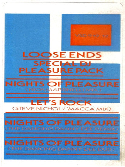 Loose Ends : Nights Of Pleasure (2x12", Gat)