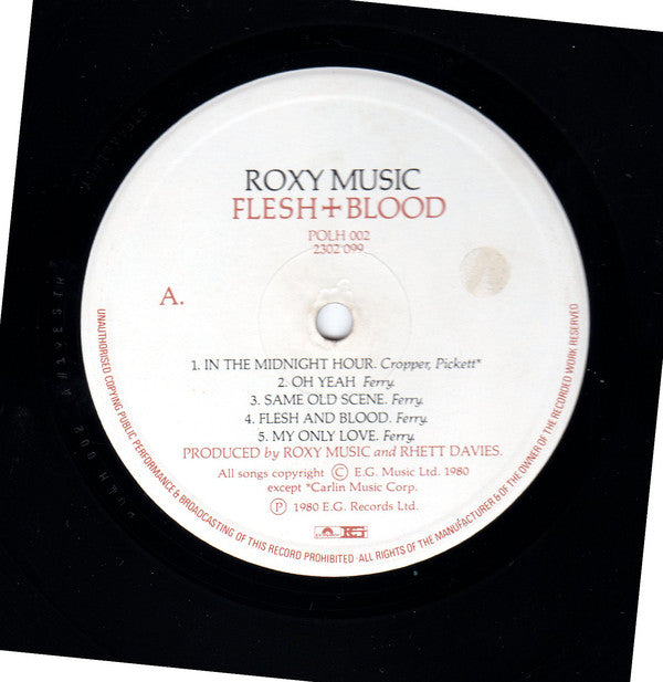 Roxy Music : Flesh + Blood (LP, Album)