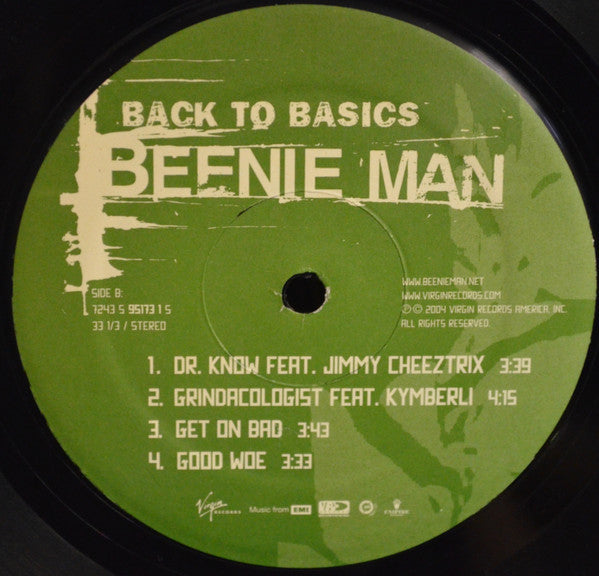 Beenie Man : Back To Basics (2xLP, Album)