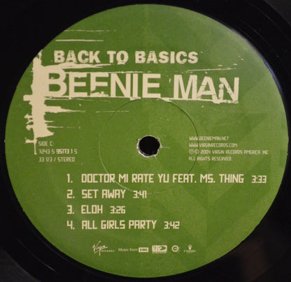 Beenie Man : Back To Basics (2xLP, Album)