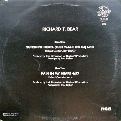 Richard T. Bear : Sunshine Hotel (Just Walk On In) (12")