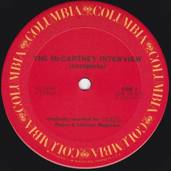 Paul McCartney : The McCartney Interview (LP)