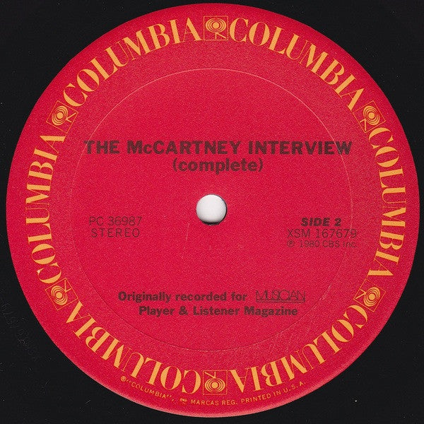 Paul McCartney : The McCartney Interview (LP)