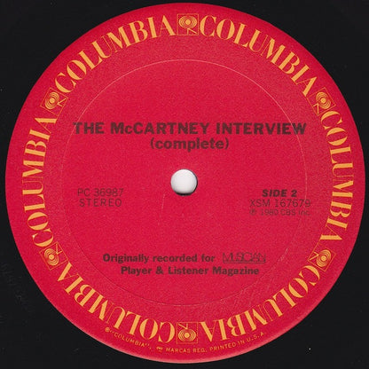 Paul McCartney : The McCartney Interview (LP)