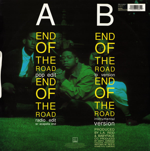 Boyz II Men : End Of The Road (12", Single)