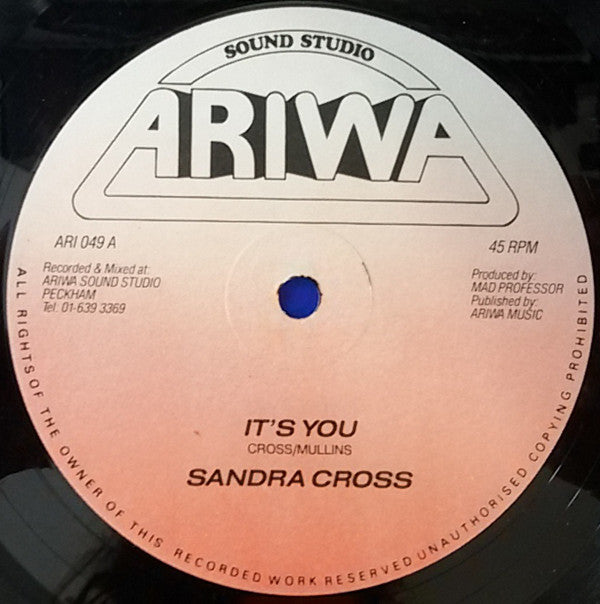 Sandra Cross : It's You (12", Single)