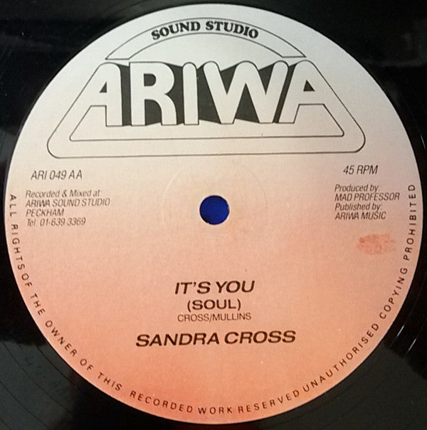 Sandra Cross : It's You (12", Single)