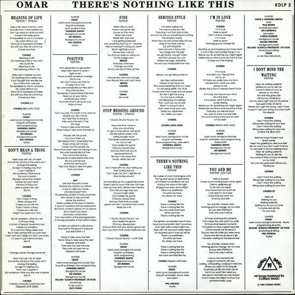 Omar : There's Nothing Like This (LP, Album)